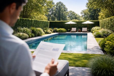 piscine-moderne-jardin-silhouette-arbres
