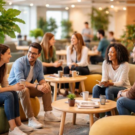 espace-moderne-employes-poufs-plantes