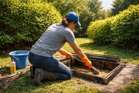 personne-nettoyage-bac-jardin-buissons