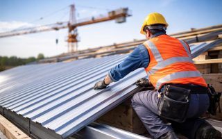 chantier-couvreur-toit-acier-grue