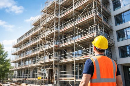 echaudage-metallique-batiment-ouvrier-casque