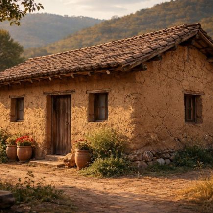maison-pise-campagne-collines-arbres