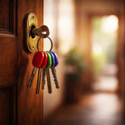 trousseau-cles-colorees-porte-bois