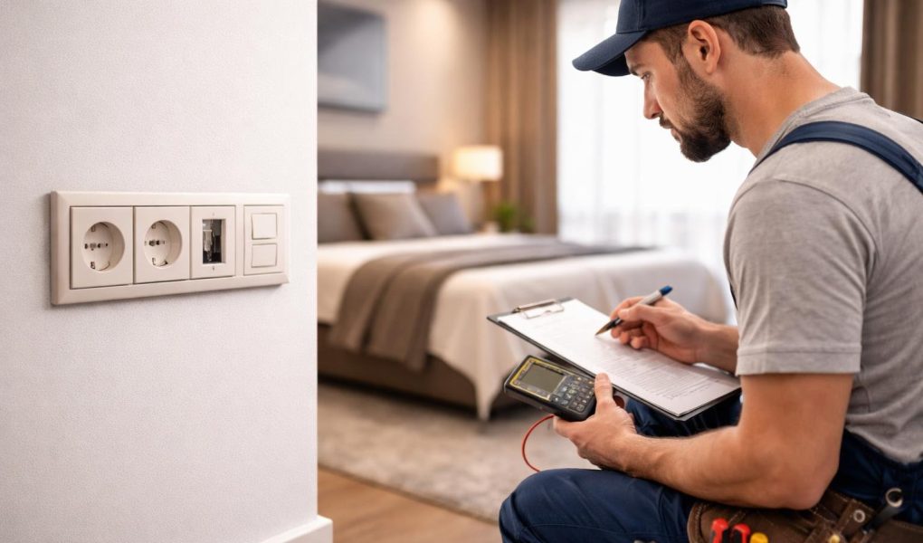 electricien-chambre-prises-moderne