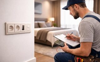 electricien-chambre-prises-moderne