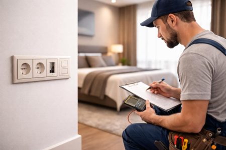 electricien-chambre-prises-moderne