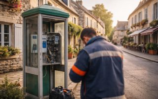 technicien-cabine-telephone-rue-village